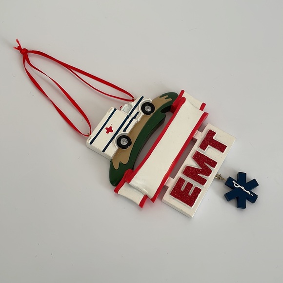 EMT Christmas Ornament Sign + Pier 1 Imports Snowman Ornaments ⛄️ - Picture 5 of 16